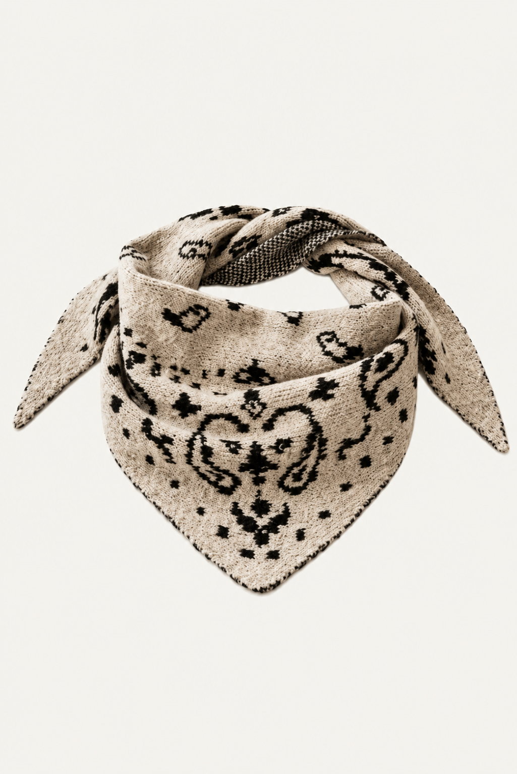 Sjaal paisley beige