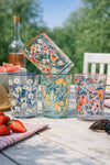 Drinkglazen Flora - set van 4 stuks