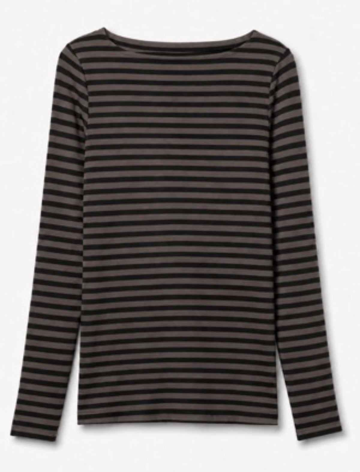 Blouse Ingrid - moccastrepen Cashmere mix