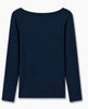 Blouse Ingrid - Navy Cashmere Mix
