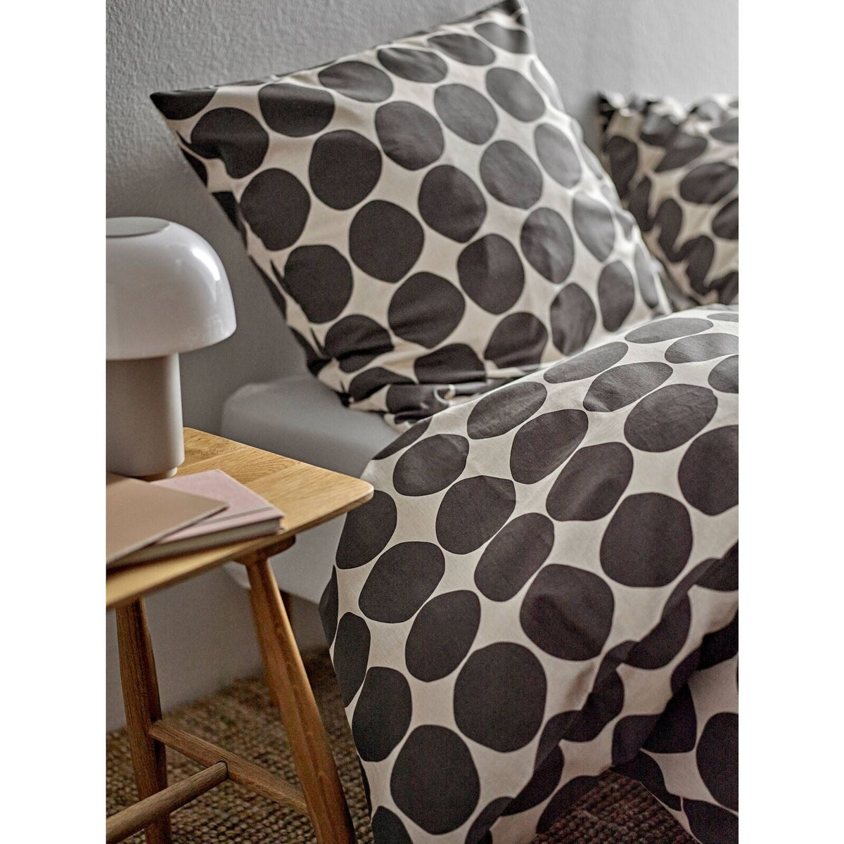Dekbedovertrekset, Bubble ash, 140x200 - 63x60