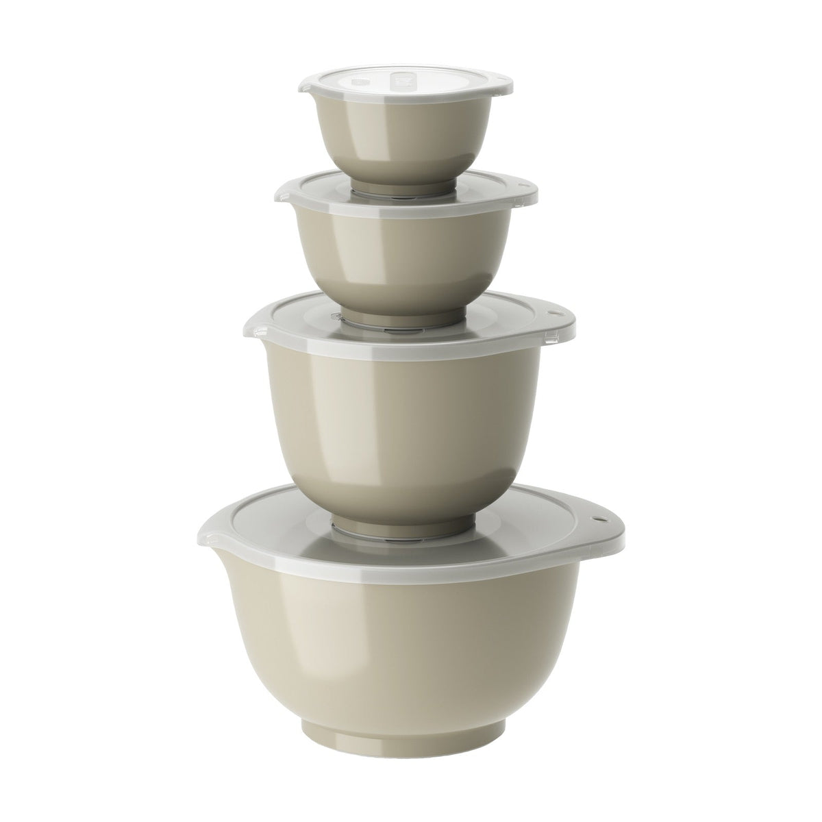 Kommen set - met deksel - 8-delig - Humus