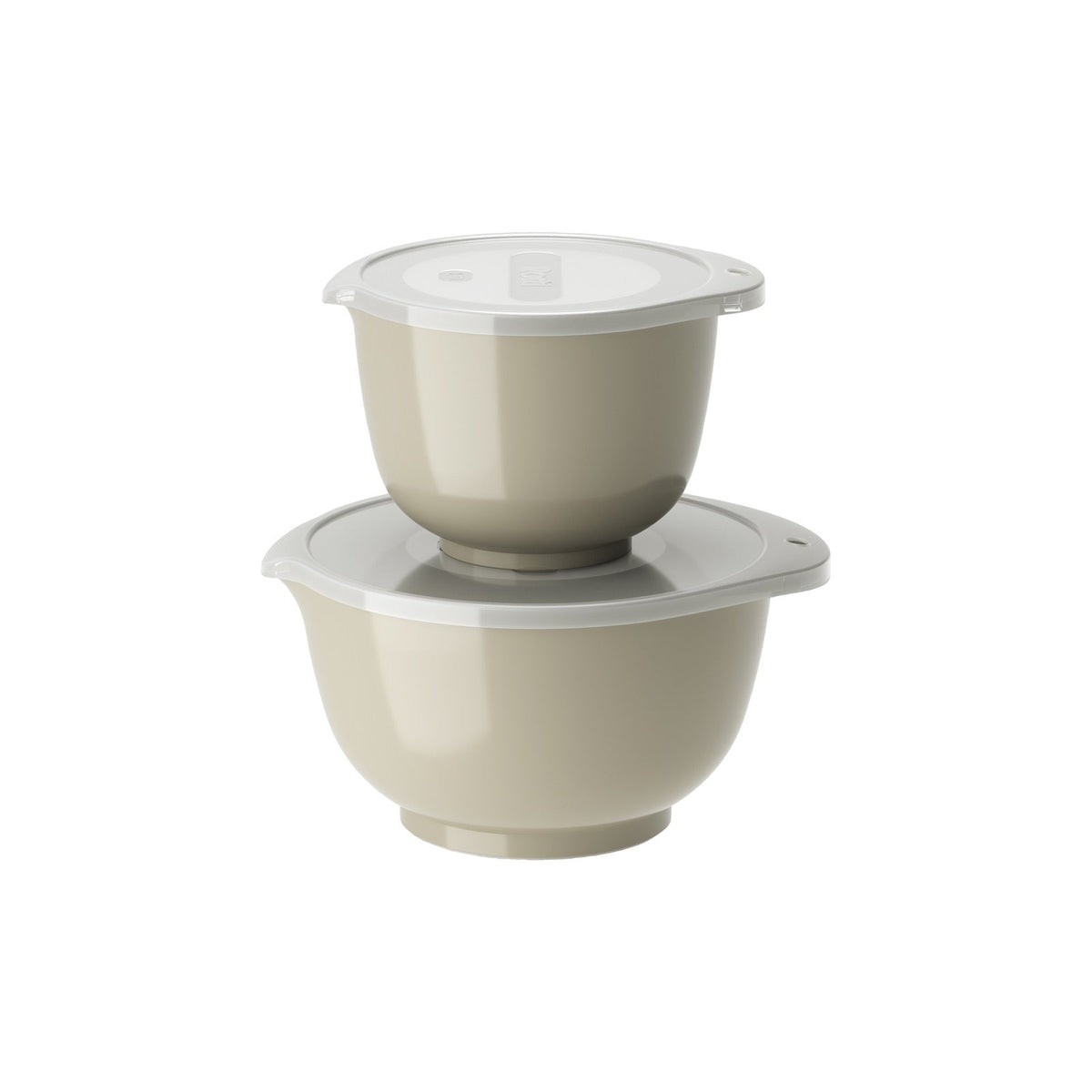 Kommenset - met deksel - 4 delen - Humus