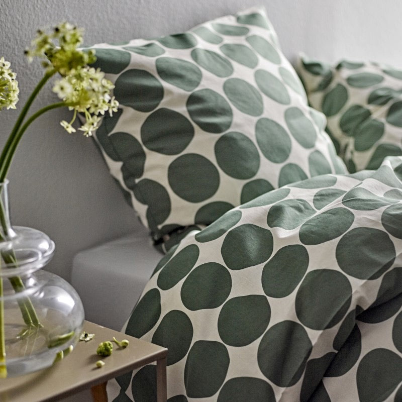 Beddengoedset 2 Sets - Södahl 140x220 cm Bubbles Groen