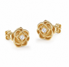 Oorknopjes Chana verguld Sterling zilver