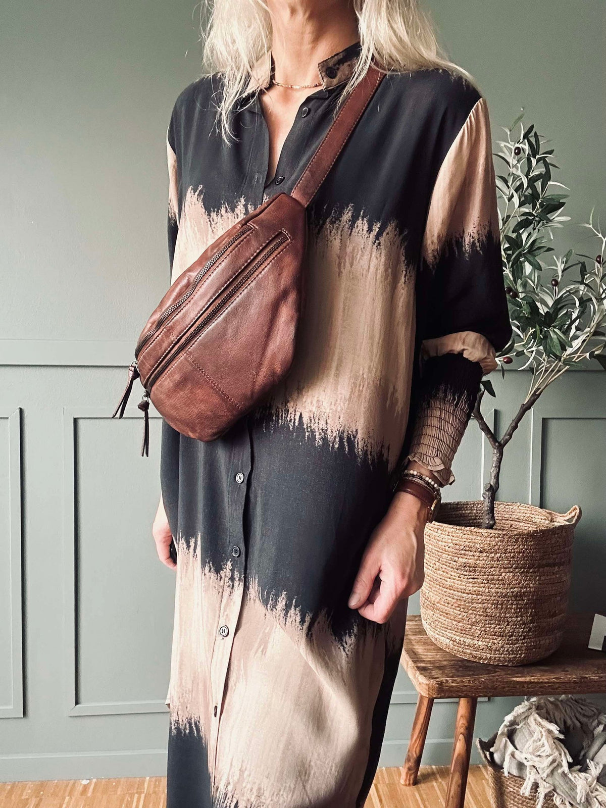 Jurk Merle Dark Camel