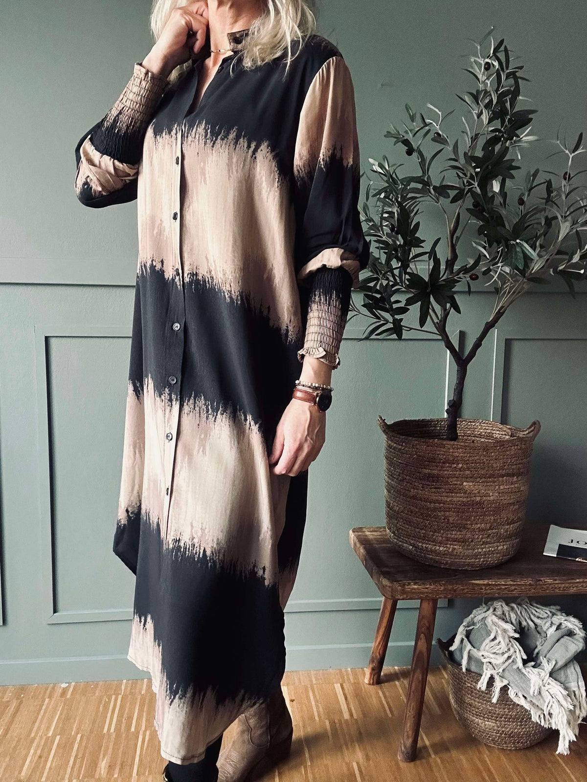 Jurk Merle Dark Camel