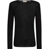 Blouse Drew Cashmere mix - Zwart