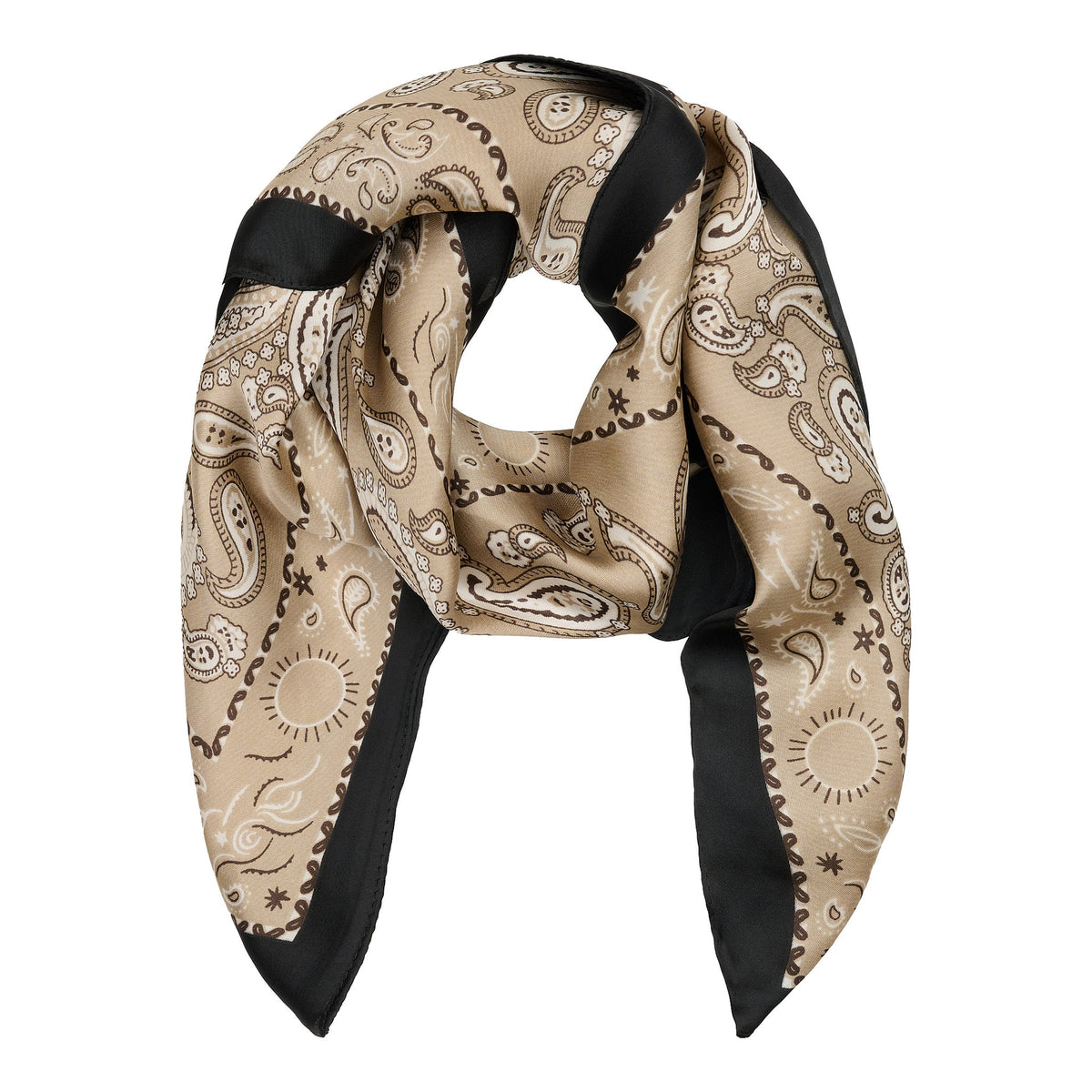 Sjaal - Beige / Black