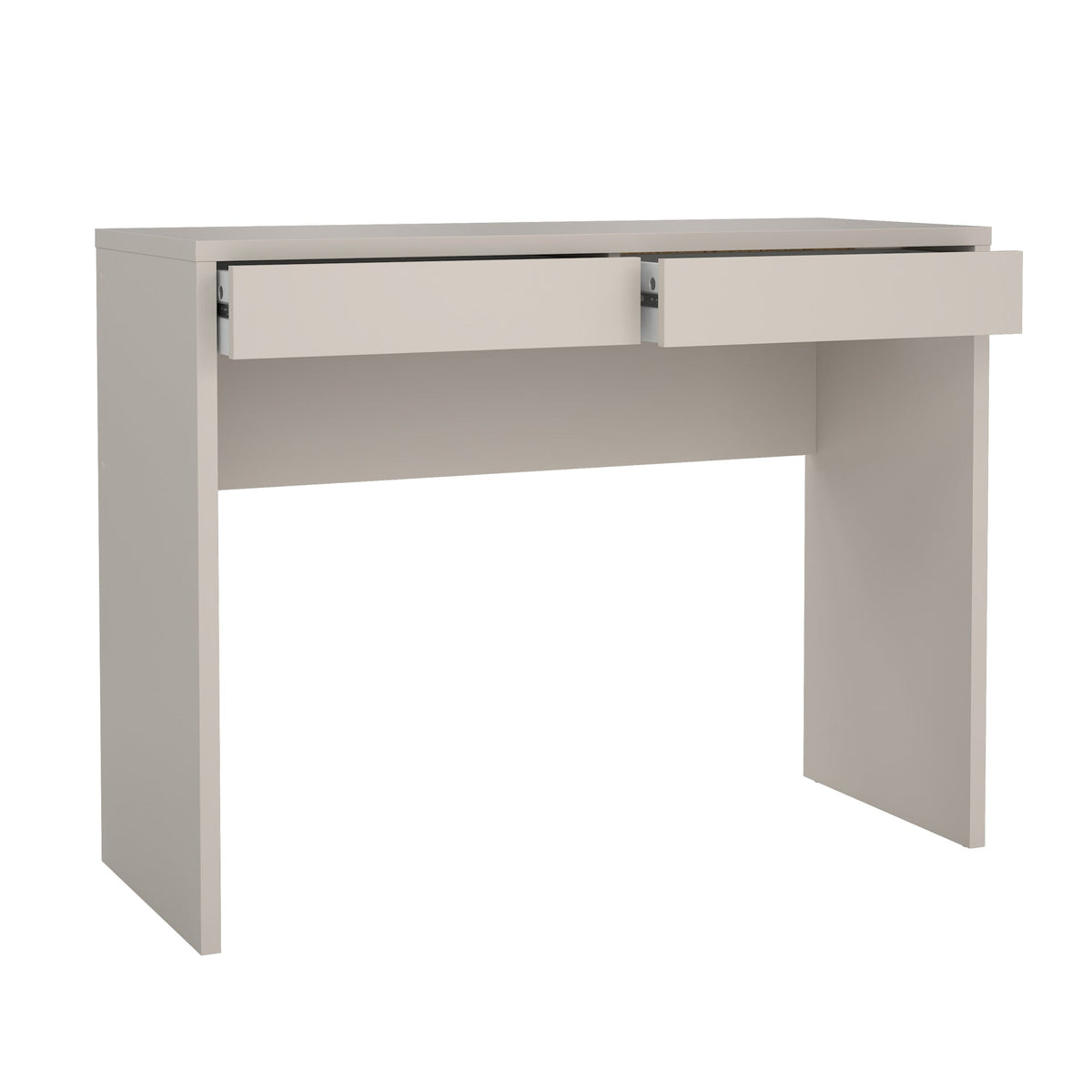 Tafel met 2 lades - cashmere