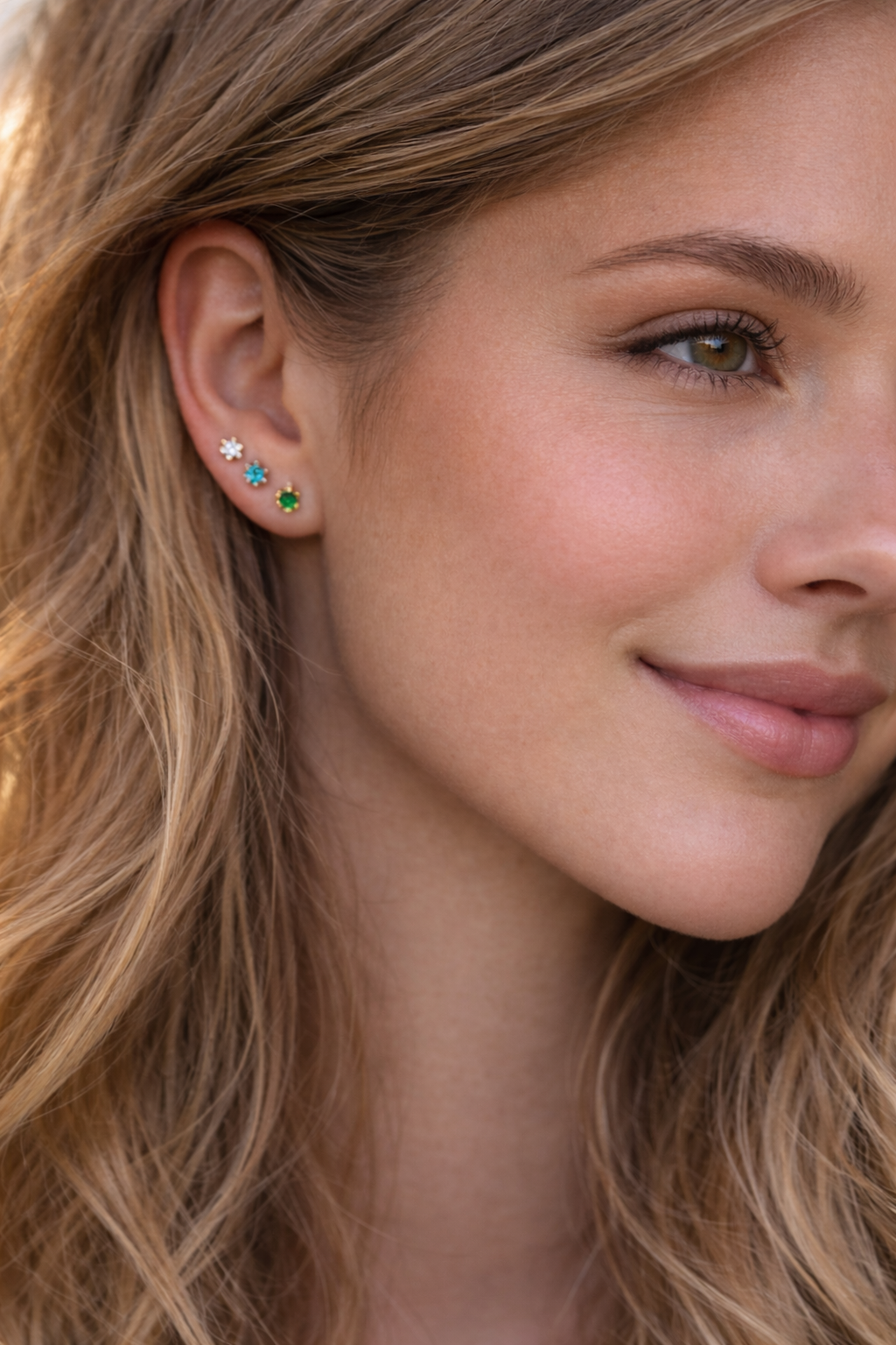 Mixbox GIA - Emerald, Blauw en Helder - verguld