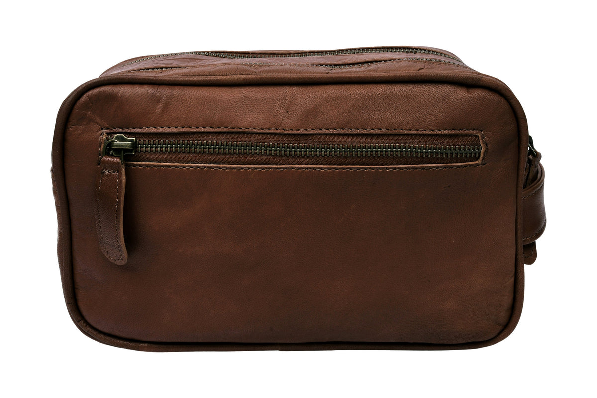 Dubbele toilettas Faust - Dark brown