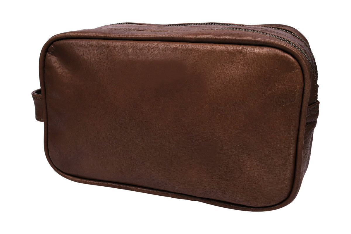 Dubbele toilettas Faust - Dark brown