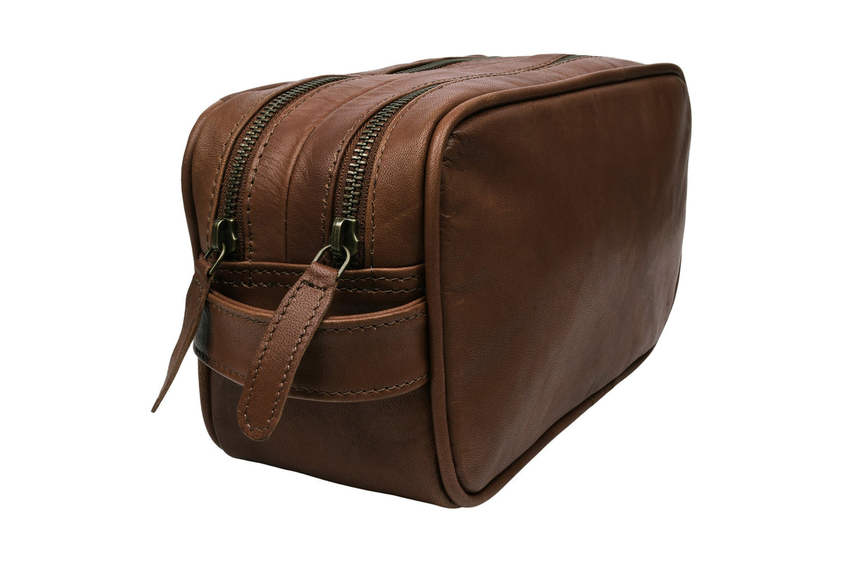 Dubbele toilettas Faust - Dark brown