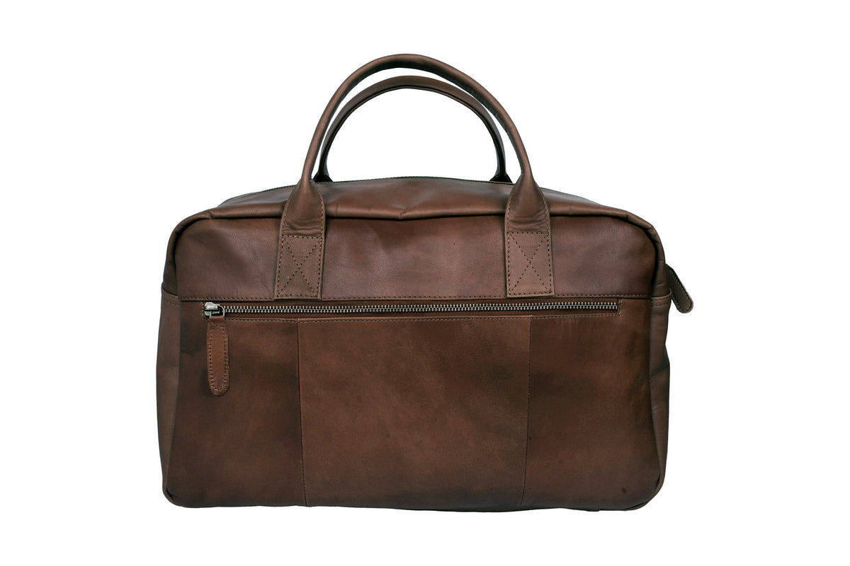Weekendtas small Faust - Dark brown