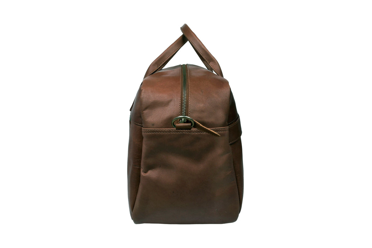 Weekendtas small Faust - Dark brown