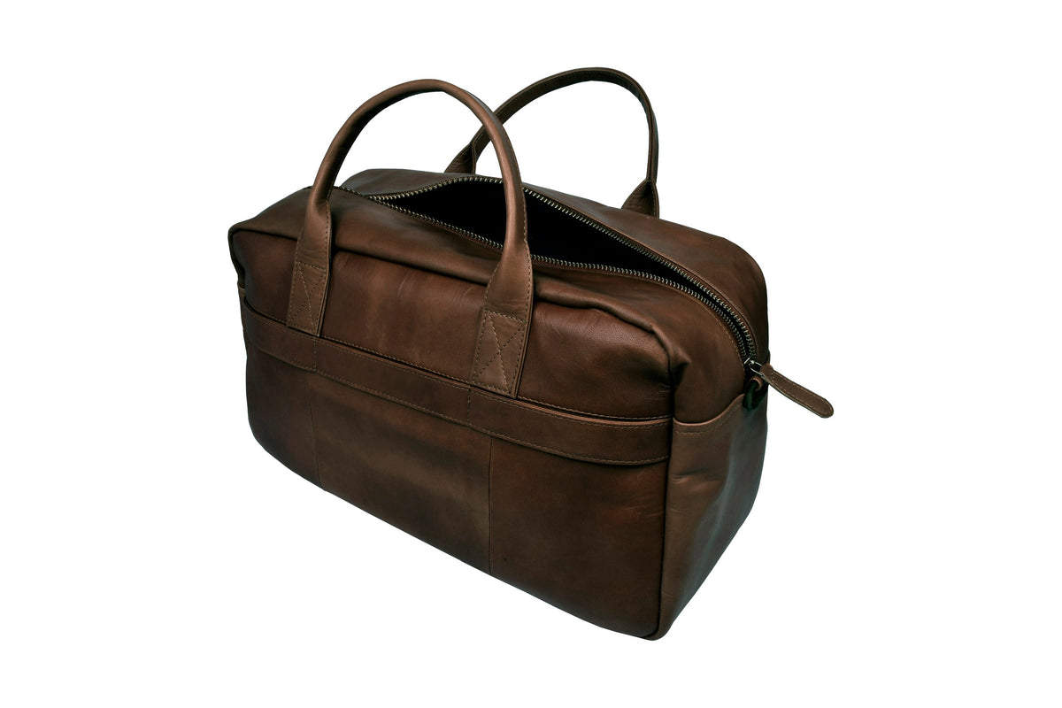 Weekendtas small Faust - Dark brown