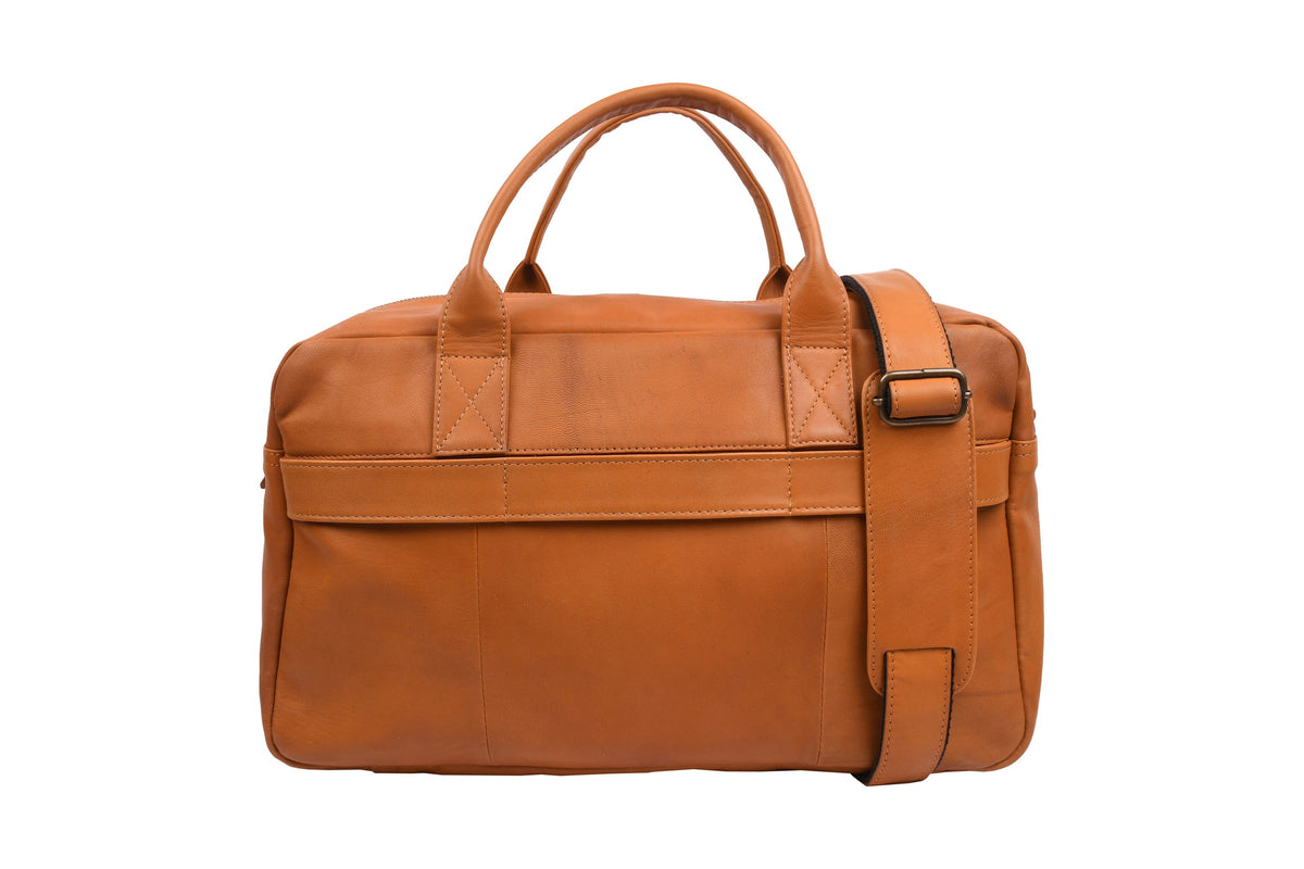Weekendtas small Faust - Cognac