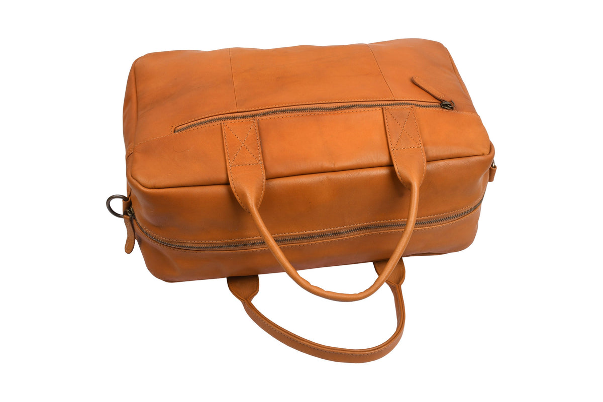 Weekendtas small Faust - Cognac