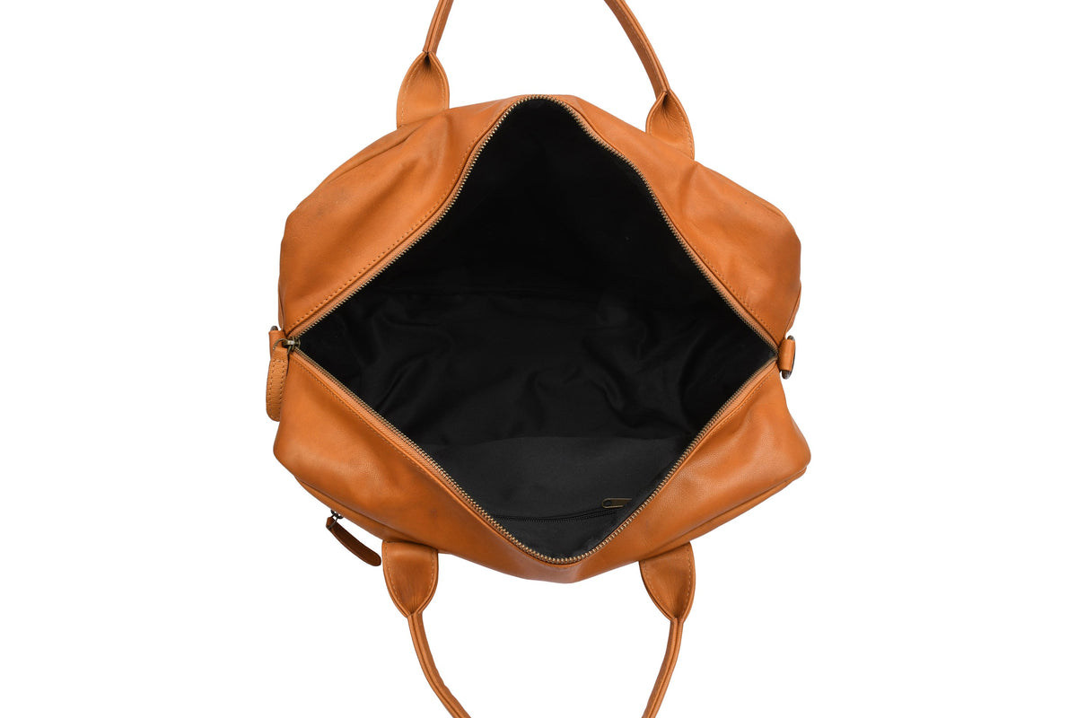 Weekendtas small Faust - Cognac