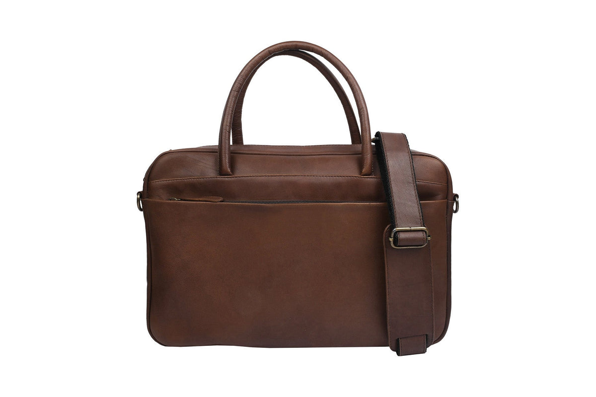 Laptoptas - Faust dark brown