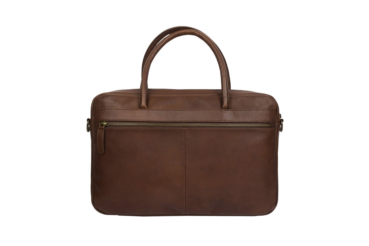 Laptoptas - Faust dark brown