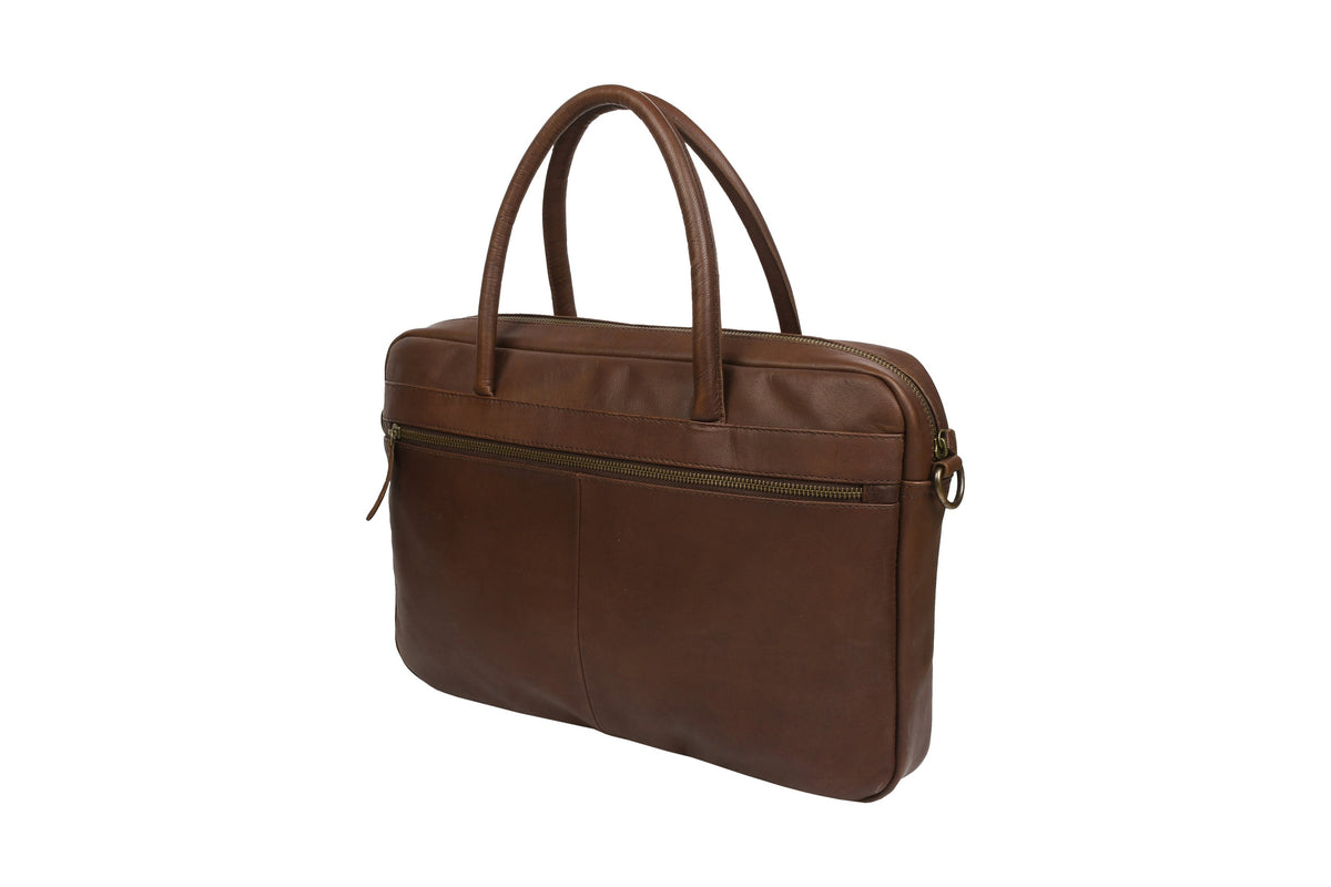Laptoptas - Faust dark brown