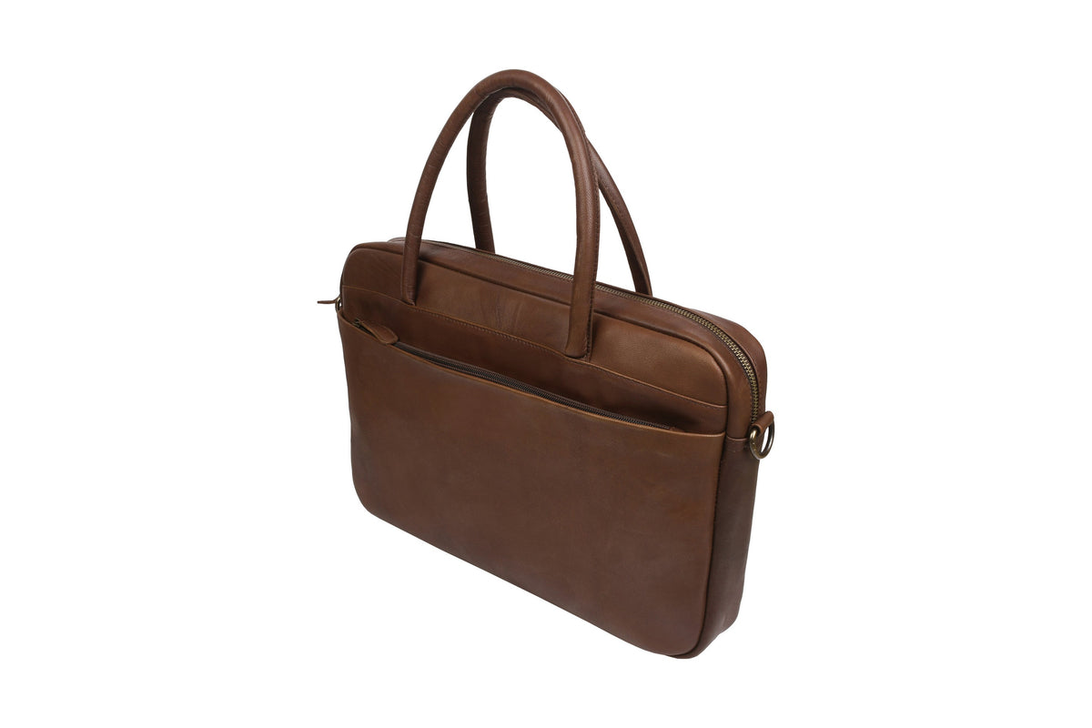 Laptoptas - Faust dark brown