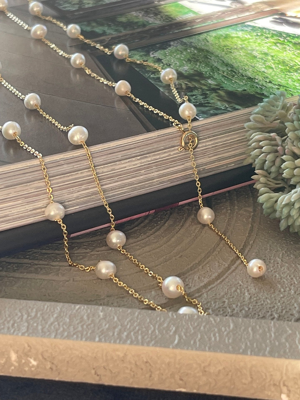 Ketting Gry - met zoetwaterparels