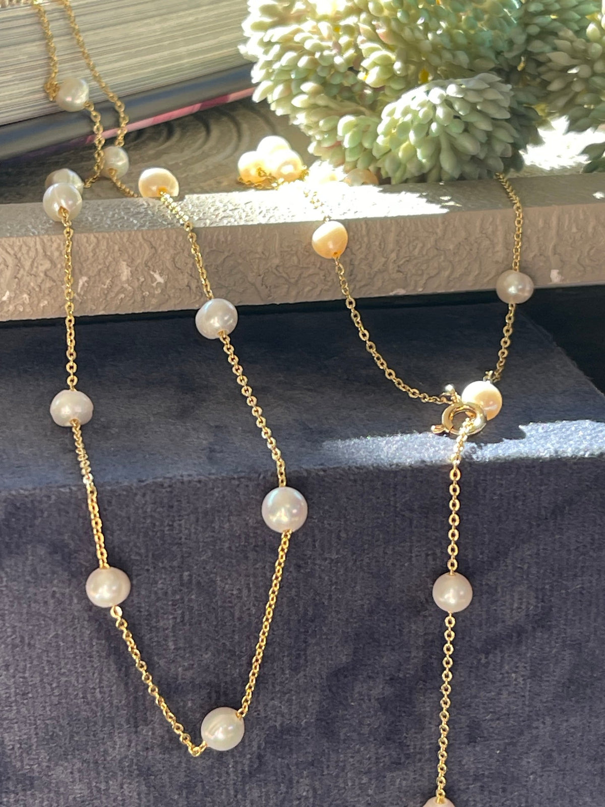 Ketting Gry - met zoetwaterparels