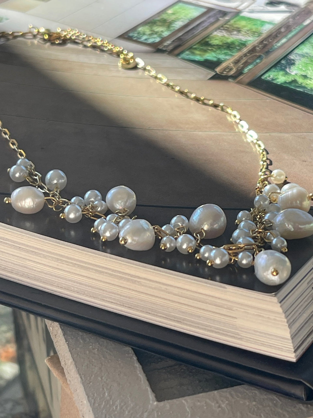 Ketting Cille - met parelmix