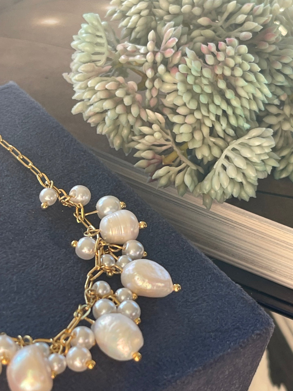 Ketting Cille - met parelmix