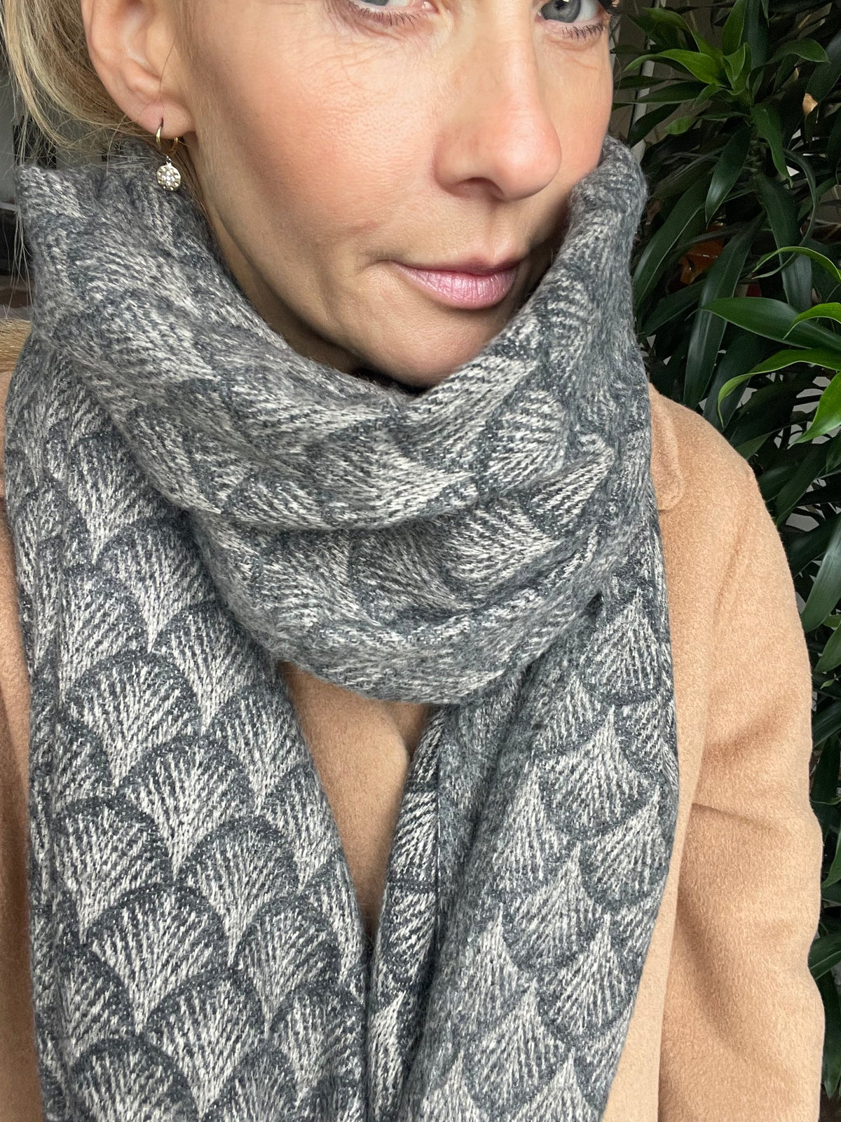 Sjaal Malene - Black
