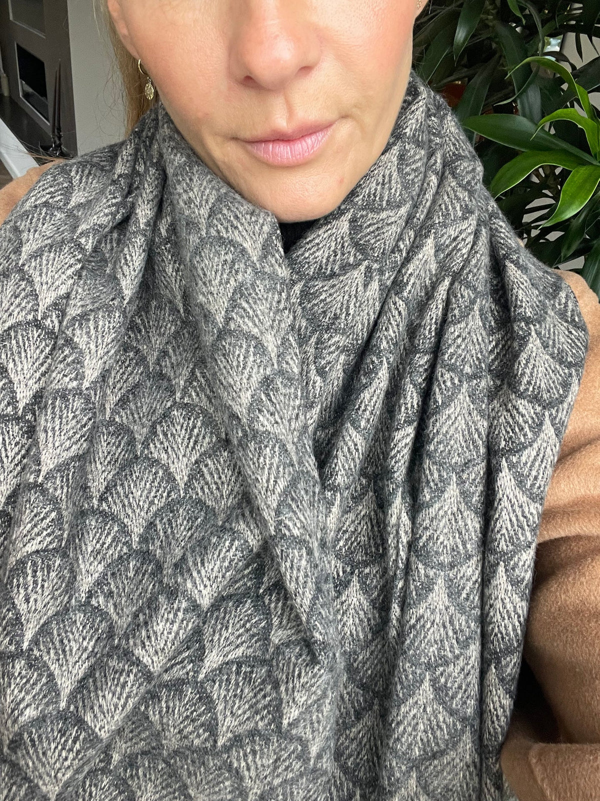 Sjaal Malene - Black