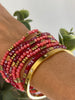 Armband Merle – Red mix 1 st.