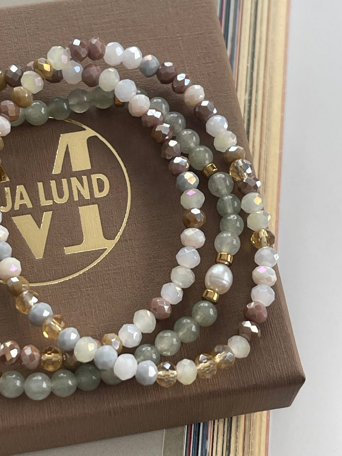 Armbanden Leah Jade Groen – Set van 3 stuks
