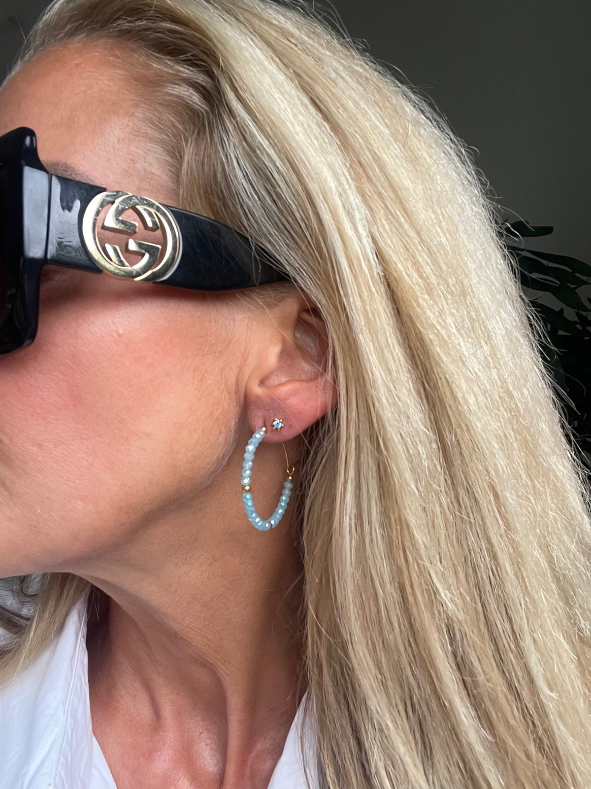 Oorbellen Merle – Ice blue