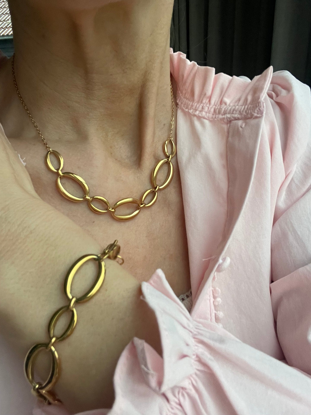 Ketting GIO - Waterbestendig - Verguld