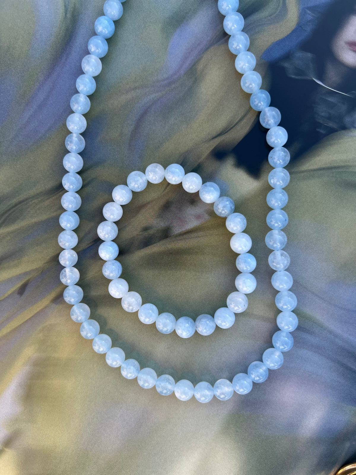 Halsketting Mary Ice blue
