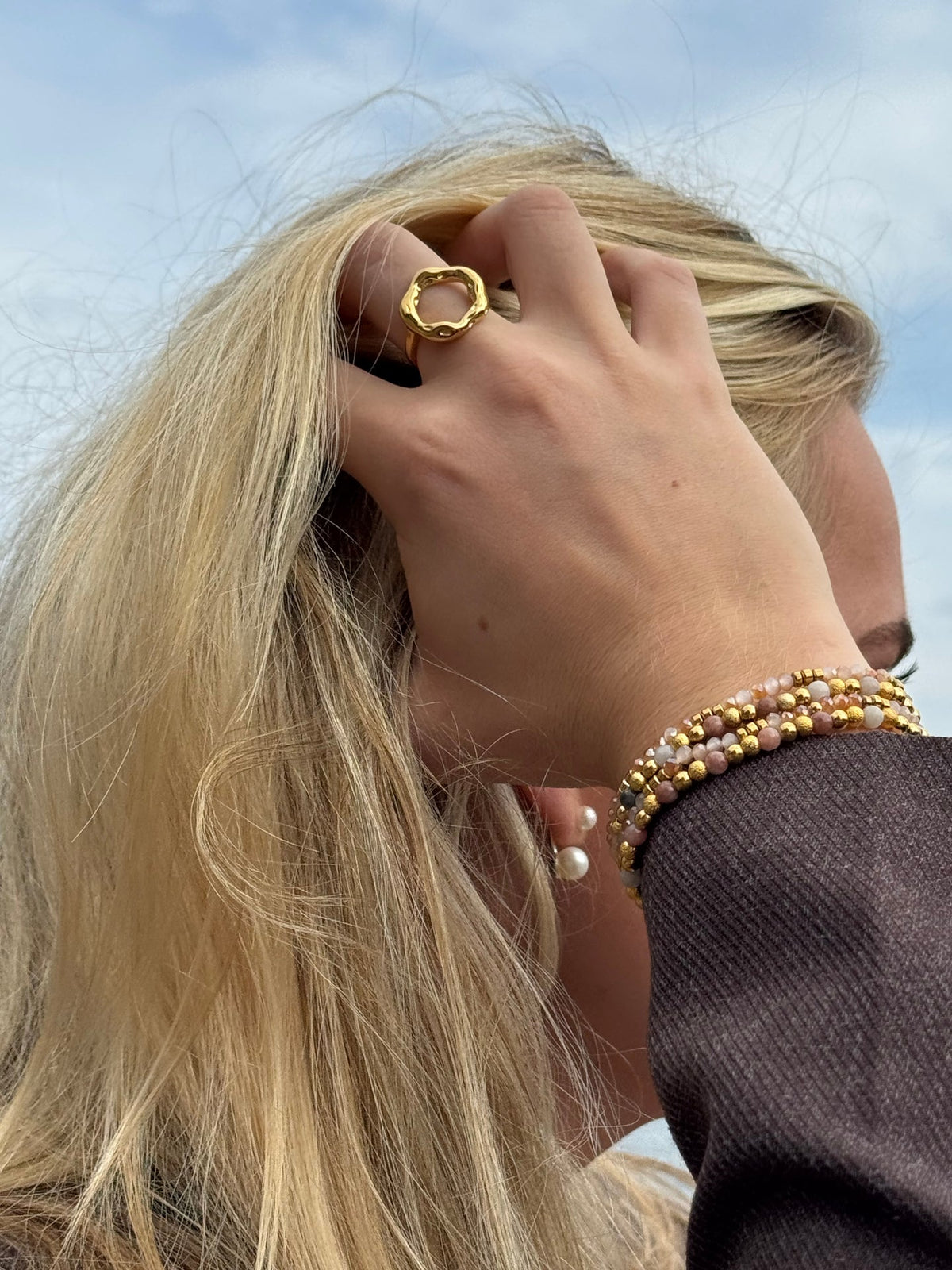 Armband Ofelia Naturel - Set met 5 armbanden