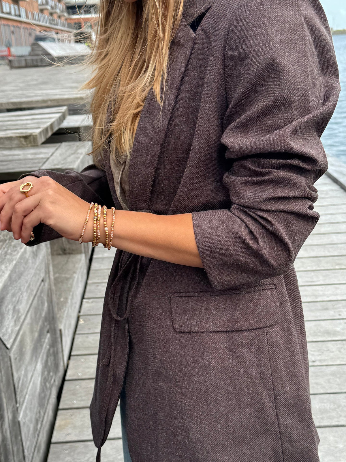 Armband Ofelia Naturel - Set met 5 armbanden