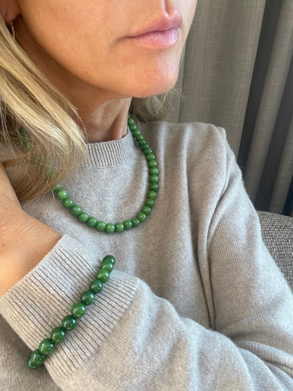 Halsketting Mary Emerald