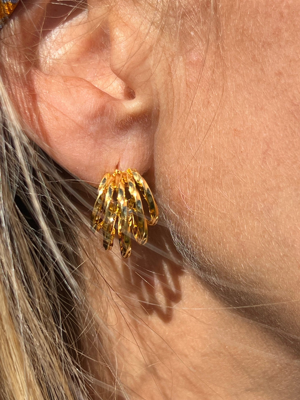 Oorbellen Cornelia 20 mm - Verguld