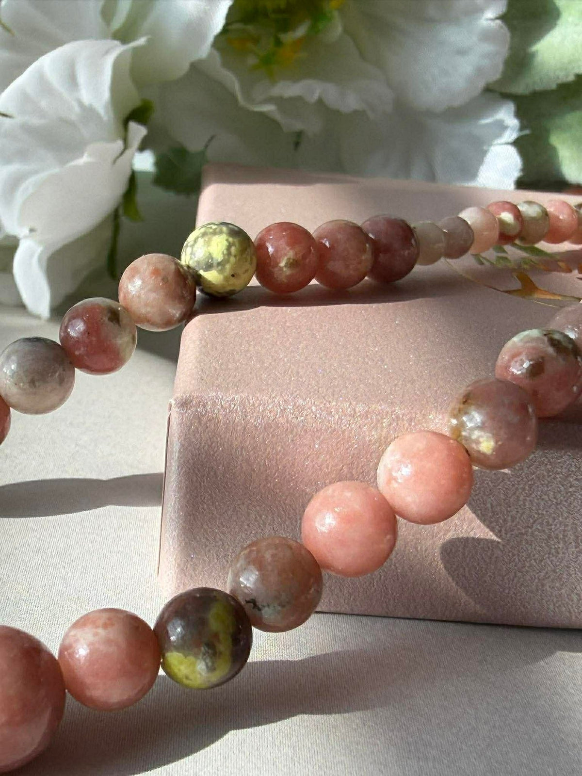 Ketting Jasmin - Natuurlijk Roze