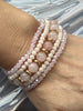Armbanden MICHELLE Soft Rose / Mix - 5 stuks