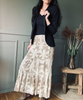 Rok Boho Leaf beige