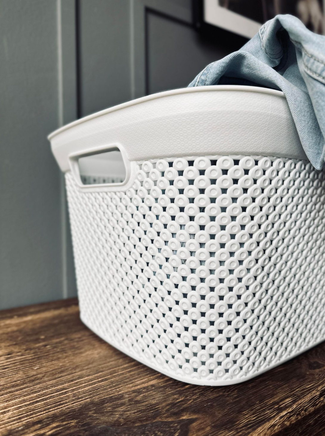 Wasmand Wit 35 liter