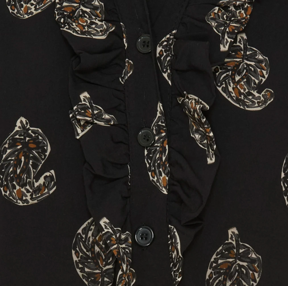 Blouse MdcUnnur - Black Faded