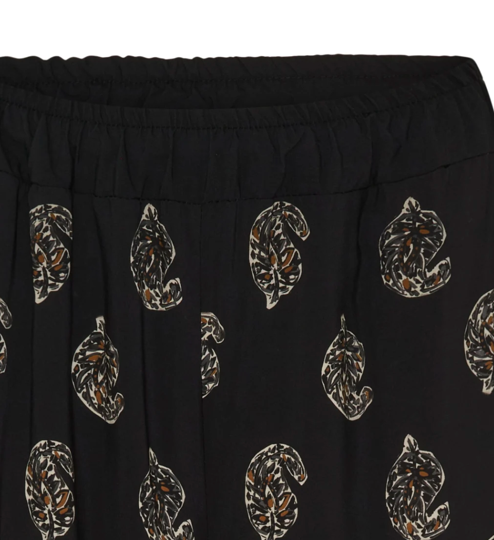 Broek Black Faded