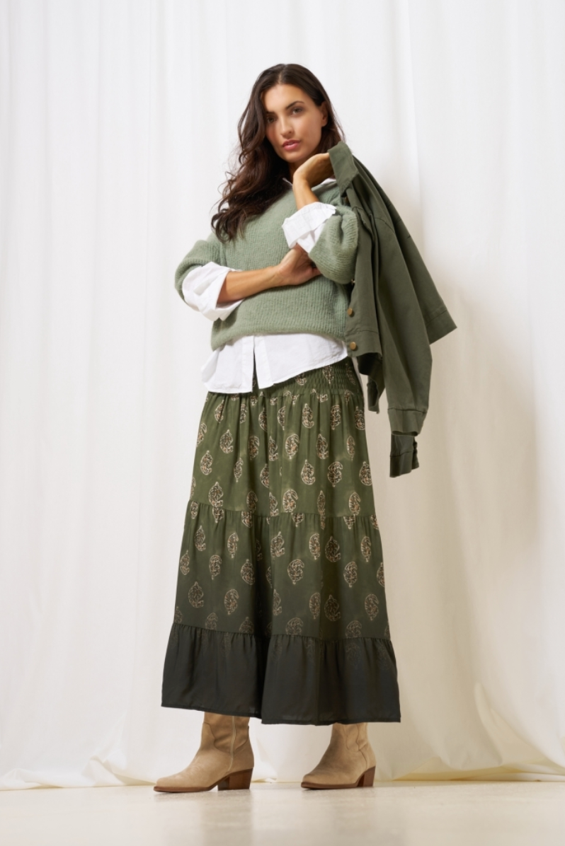 Rok met smock - Military Faded
